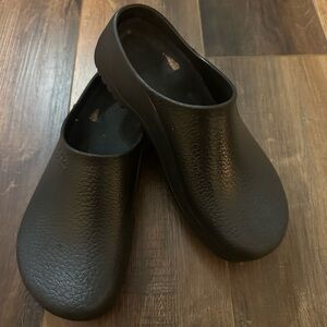 Birkenstock Super Birki’s Men’s Unisex Black Slip On Clogs Ges Gesch Size M7 W9
